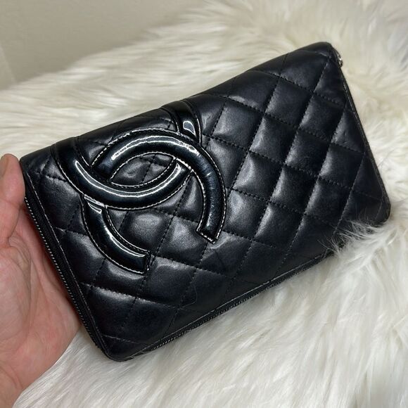 💯Preloved Chanel Large Quilted Wallet/Organizer🍀 - Picture 16 of 16